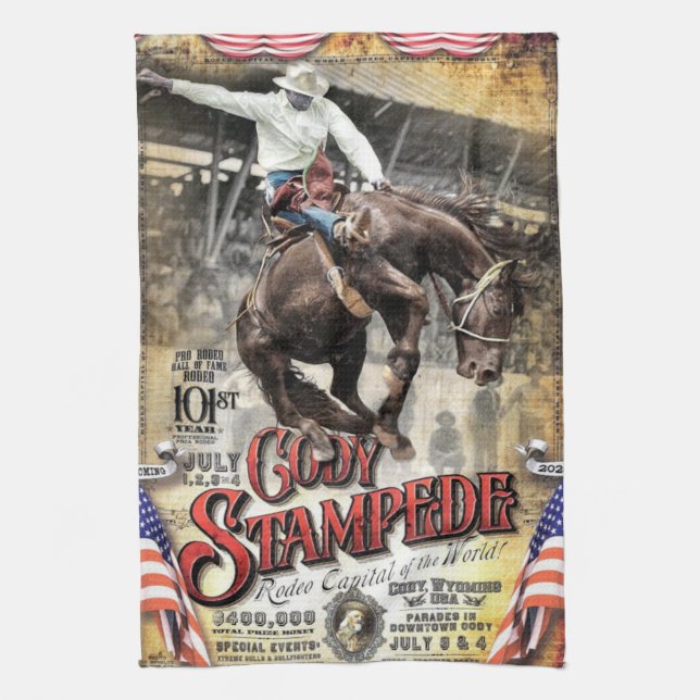 Cowboy Köks Handduk Kökshandduk (Vertikal)