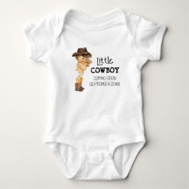 Cowboy kommer snart Gravid-meddelande T Shirt