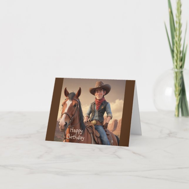 Cowboy Kort (Framsida)