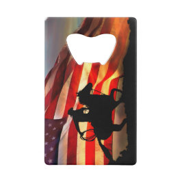 Cowboy Kredit Card Flaska Opener Gift Kreditkort Flasköppnare