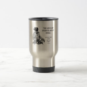 COWBOY KRISTEN: TRAVEL MUG: BIBELVERSE RESEMUGG