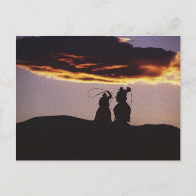 Cowboy Lag med Lassos Vykort (Framsida)