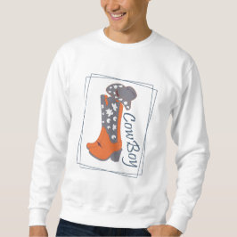 Cowboy Lång Ärmad Tröja