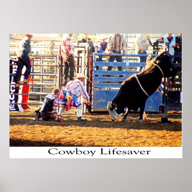 Cowboy Lifesaver Poster (Framsidan)
