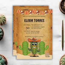 Cowboy Little Cactie Cactus Barnparty