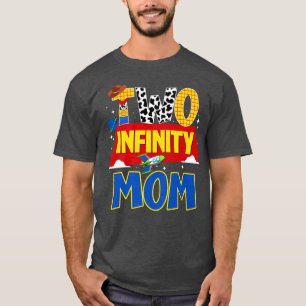 Cowboy Mamma 2 oändlighet och mer än födelsedagsed T Shirt