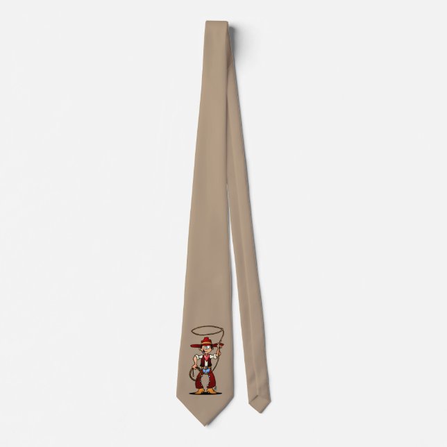 Cowboy med en lasso slips (Framsida)