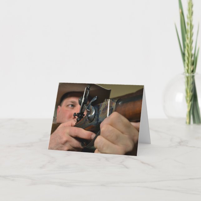 Cowboy Notecard Kort (Framsida)