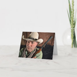 Cowboy Notecard Kort