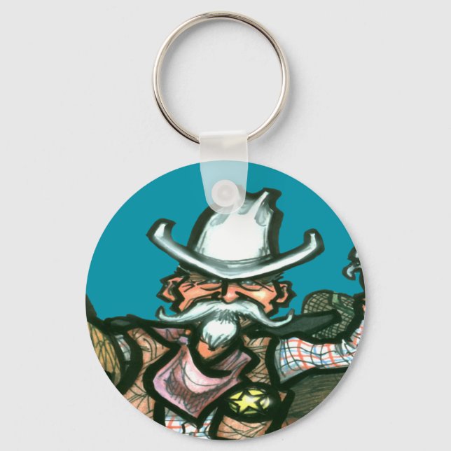 Cowboy Nyckelring (Framsida)