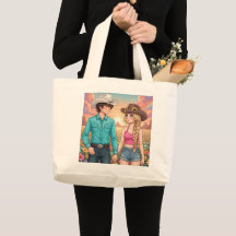 cowboy och cowgirl anime-stil
