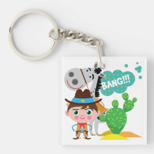 Cowboy och häst