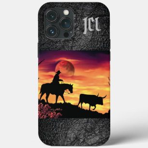 Cowboy och Longhorn Steer Case-Mate iPhone-fodral