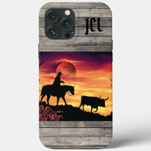 Cowboy och Longhorn Steer Case-Mate iPhone-fodral