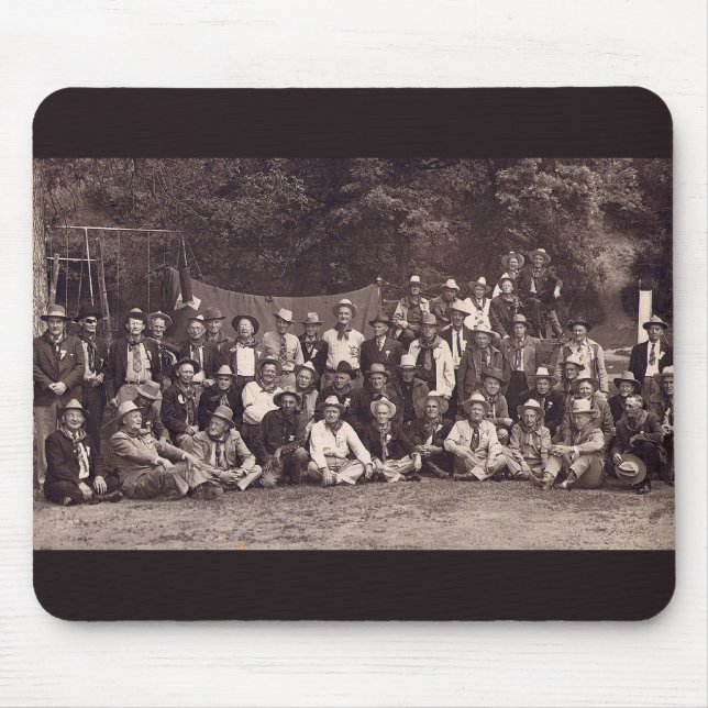 Cowboy Old Timers Mousepad Musmatta (Framsidan)