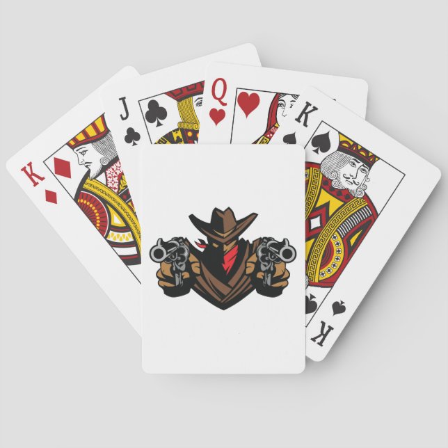 Cowboy Outlaw Casinokort (Baksidan)