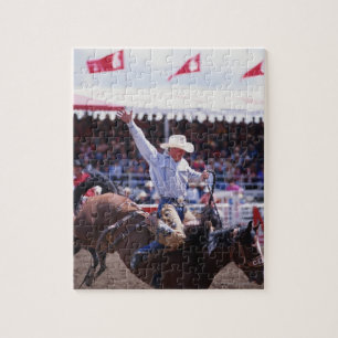 Cowboy på en Rodeo Pussel