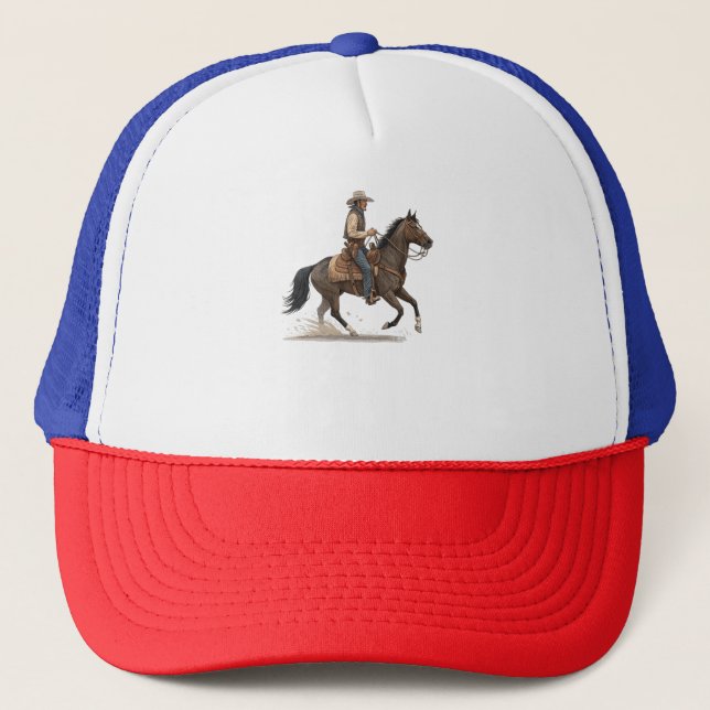Cowboy På Häst Keps (Framsida)