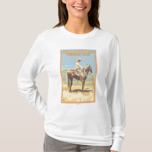 Cowboy på hästrygg - Yellowstone medborgare Tee Shirt