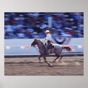 Cowboy på rodeoen poster