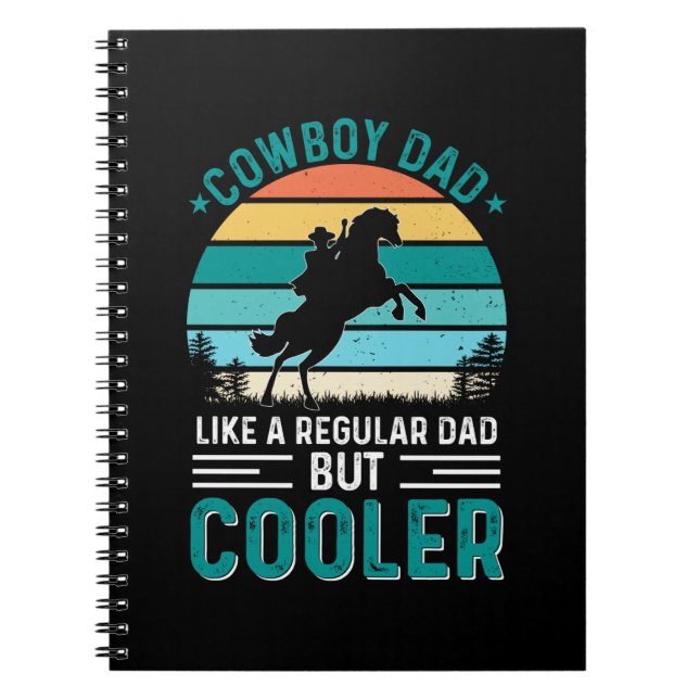 Cowboy Pappa Anteckningsbok (Framsidan)