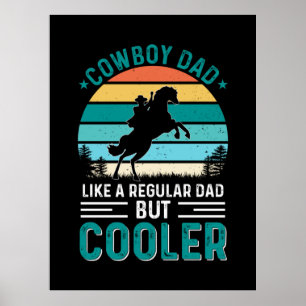 Cowboy Pappa Poster