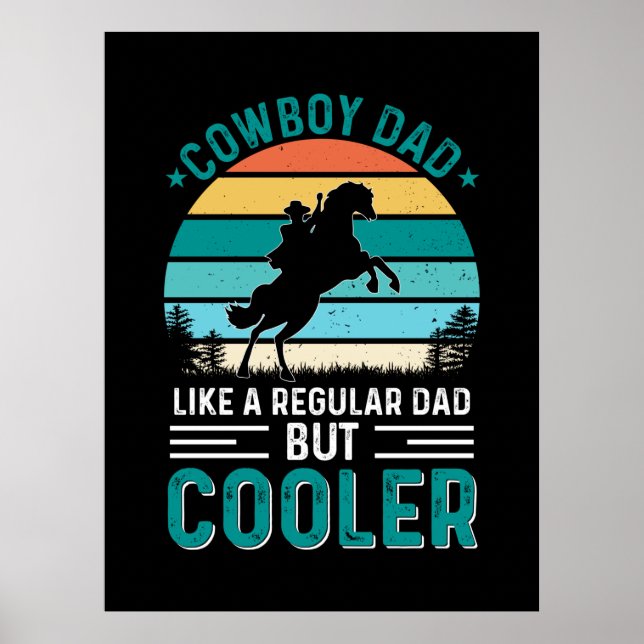 Cowboy Pappa Poster (Framsidan)