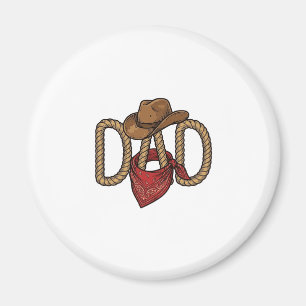 Cowboy Pappa Rep Had Bandana Vintage Gravyr Desi Magnet