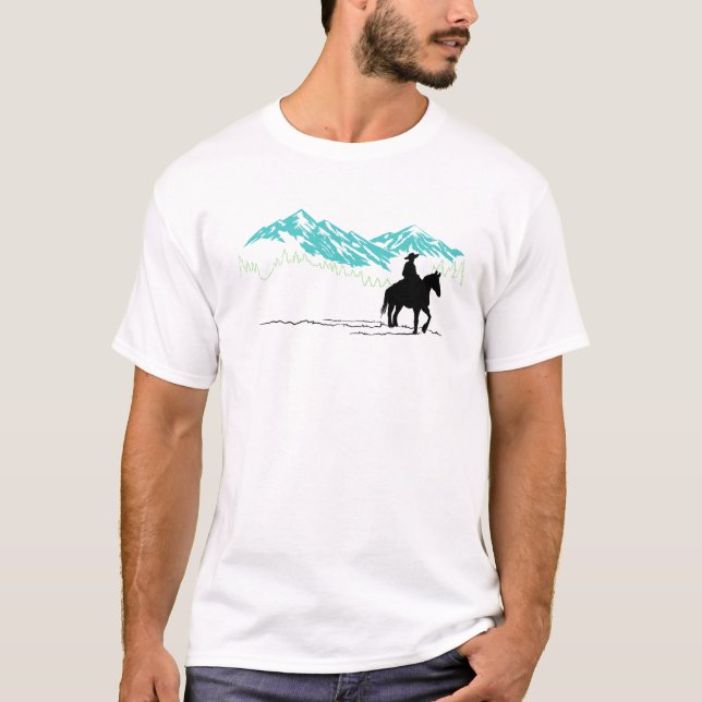 Cowboy pappa t shirt (Framsida)