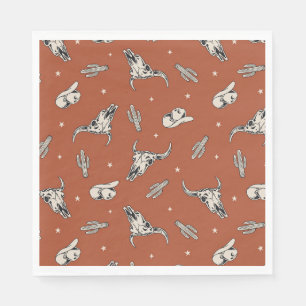 Cowboy Party Napkins Westerna Party Napkins Pappersservett