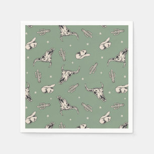 Cowboy Party Napkins Westerna Party Napkins Pappersservett