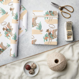 Cowboy Pojke Shower Presentpapper