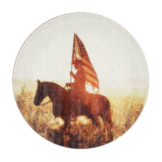 Cowboy Porträtt USA flagga Theme.