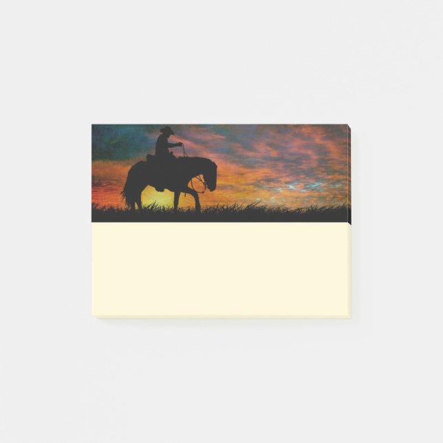 Cowboy Post-it Notes Block (Framsida)