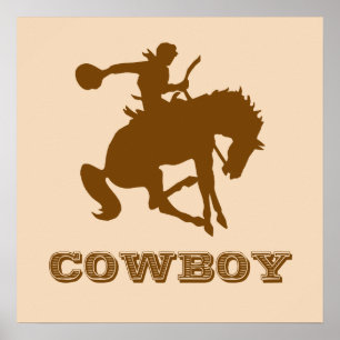 Cowboy Poster - Byt Färg!