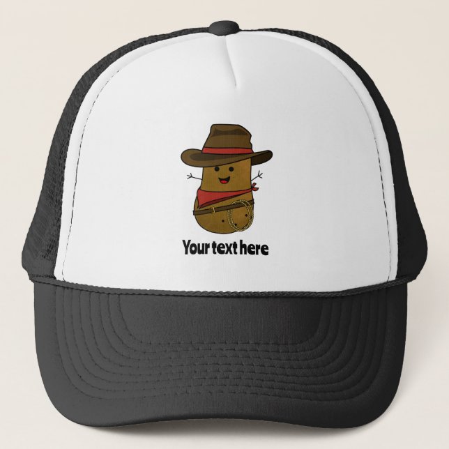 Cowboy Potatis Personlig Keps (Framsida)