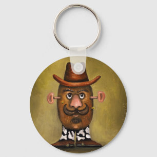 Cowboy Potato Nyckelring