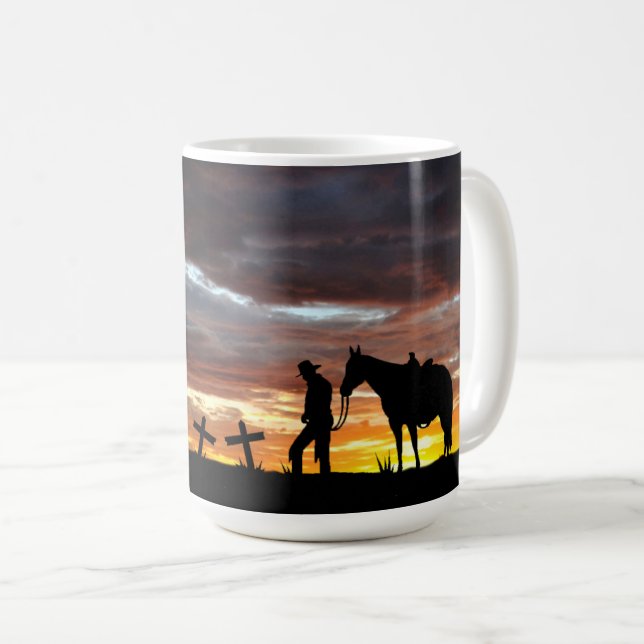 Cowboy Prayer Coffee Mugg (Framsida höger)