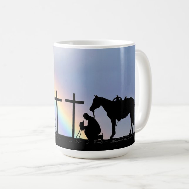 Cowboy Prayer Coffee Mugg (Framsida höger)