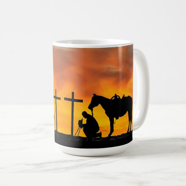 Cowboy Prayer Coffee Mugg (Framsida höger)
