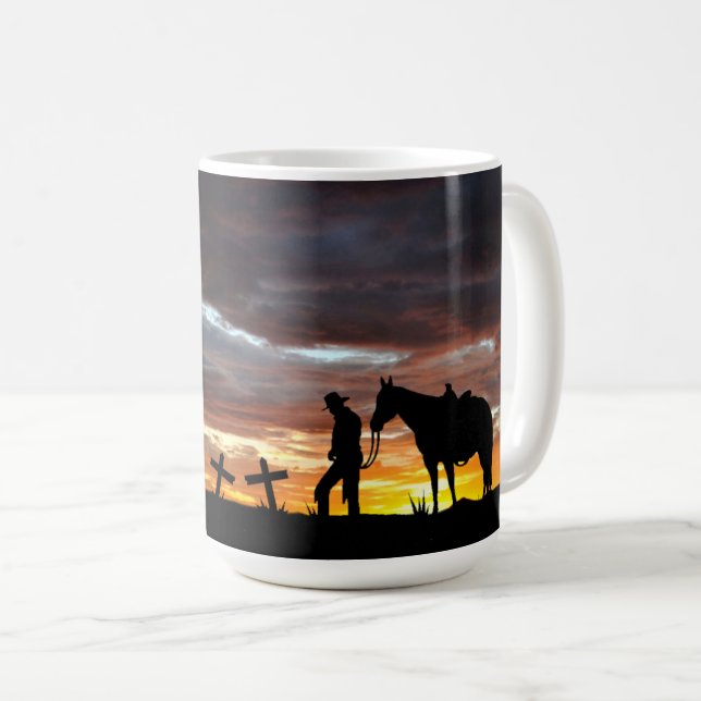 Cowboy Prayer Coffee Mugg (Framsida höger)