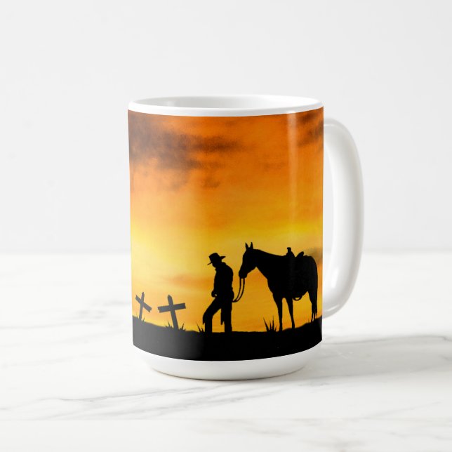 Cowboy Prayer Coffee Mugg (Framsida höger)