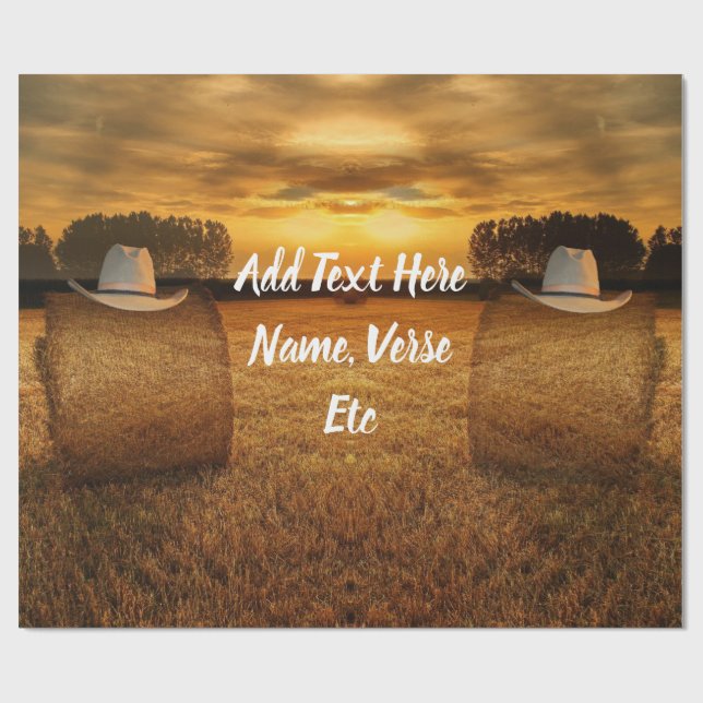 Cowboy Presentpapper (Platt)