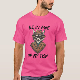 Cowboy Raccoon 'Beundra Min 'Tism' Western Rod T Shirt