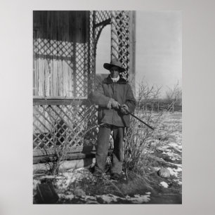 Cowboy Ranchägare eller kanadensisk fredlös på väs Poster