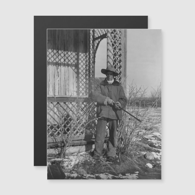 Cowboy Rancher eller Canadian Outlaw of Gammala vä (Fram/baksida)