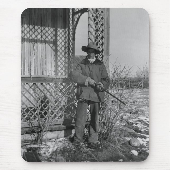 Cowboy Rancher eller Canadian Outlaw of Gammala vä Musmatta (Framsidan)
