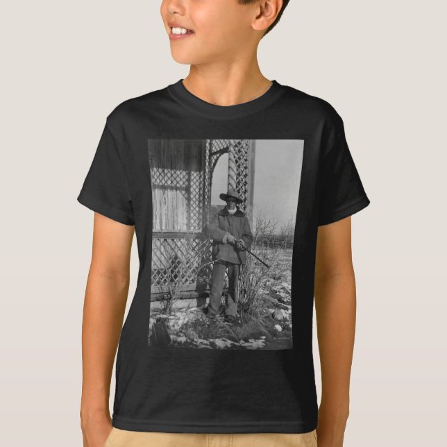 Cowboy Rancher eller Canadian Outlaw of Gammala vä T Shirt (Framsida)