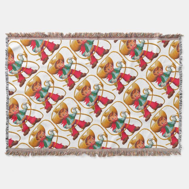 Cowboy Retro Boy Child Cute Western Filt (Framsidan)