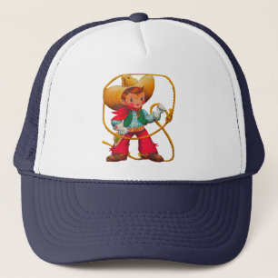 Cowboy Retro Boy Child Cute Western Keps